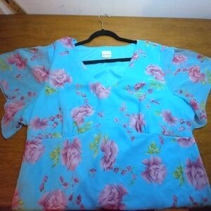 Beautiful Chifon blue shirt.